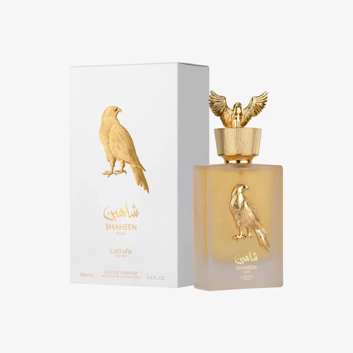 Lattafa Pride Shaheen Gold Women Eau de Parfum 100ml by Lattafa — Authentic Arabic Fragrance | Qamare