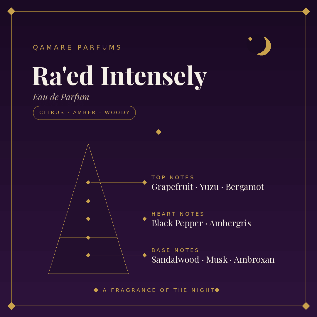Lattafa Ra Ed Intensely Eau de Parfum 100ml by Lattafa — Authentic Arabic Fragrance | Qamare