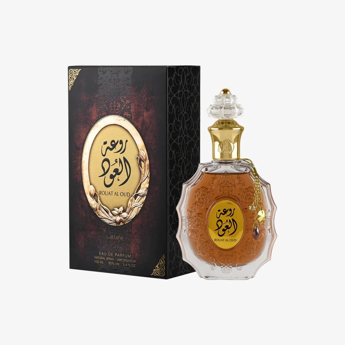 Lattafa Rouat Al Oud Eau de Parfum 100ml by Lattafa — Authentic Arabic Fragrance | Qamare