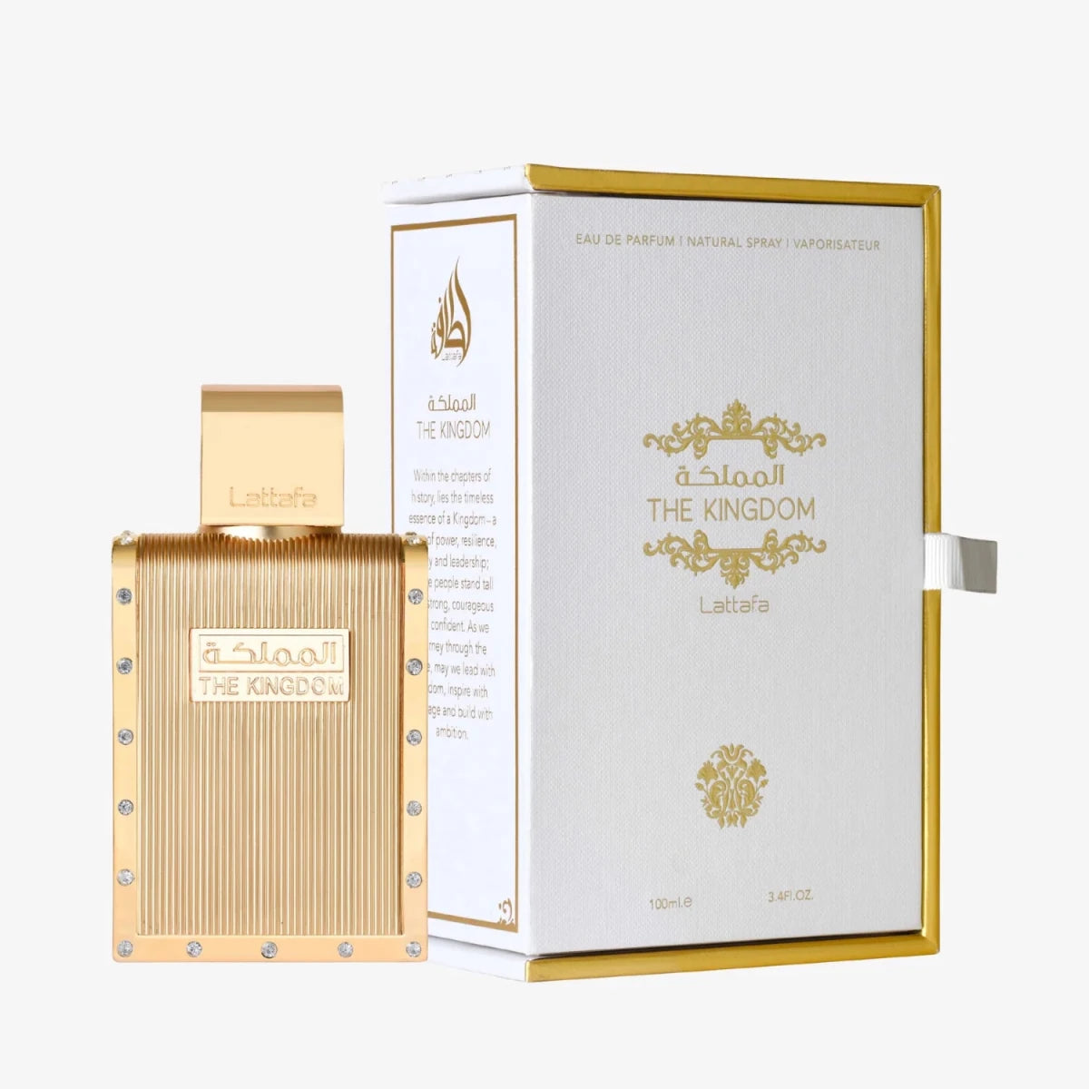 Lattafa The Kingdom Men Eau de Parfum 100ml by Lattafa — Authentic Arabic Fragrance | Qamare