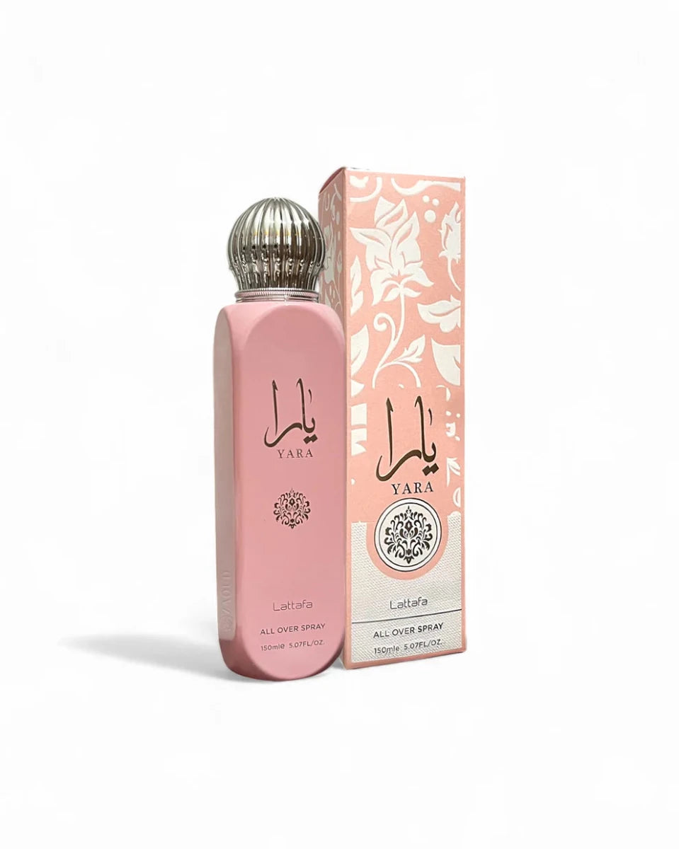 Lattafa Yara 150ml All Over Spray by Lattafa — Authentic Arabic Fragrance | Qamare