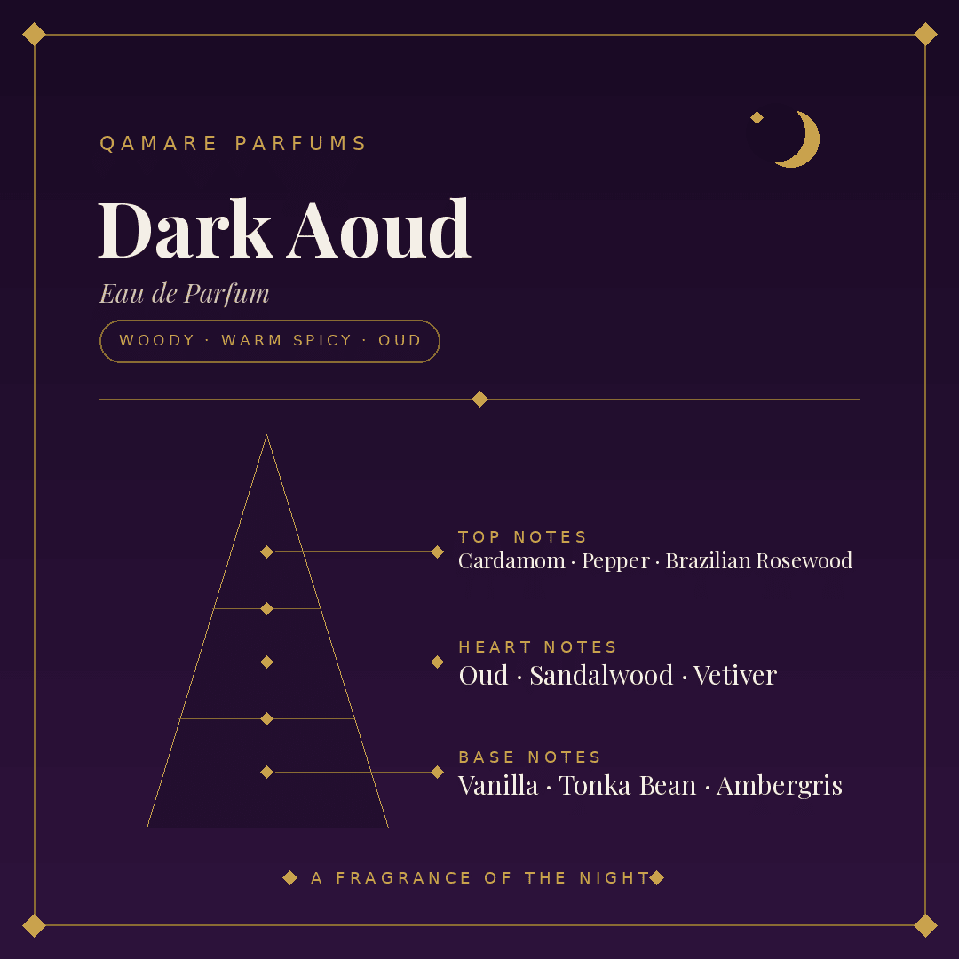 Maison Alhambra Dark Aoud Eau de Parfum 80ml by Maison Alhambra — Authentic Arabic Fragrance | Qamare