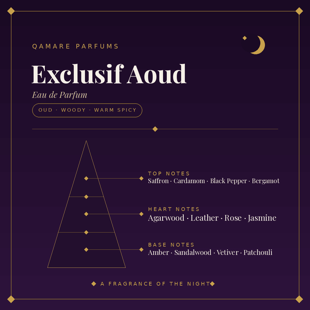 Maison Alhambra Exclusif Aoud Eau de Parfum 100ml by Maison Alhambra — Authentic Arabic Fragrance | Qamare