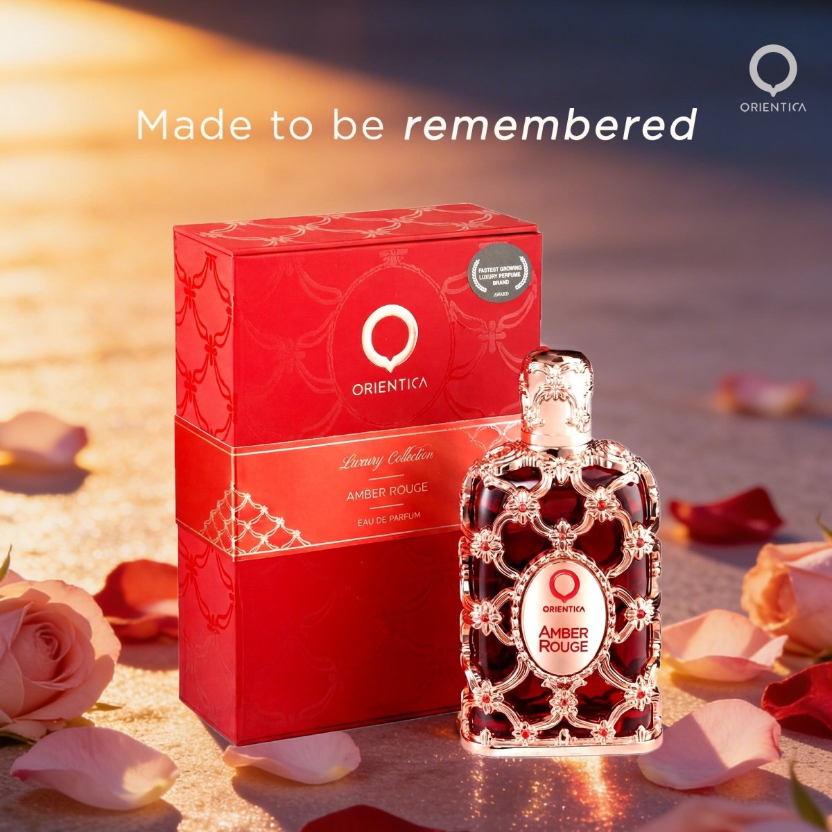 Orientica Amber Rouge Eau de Parfum 80ml by Orientica — Authentic Arabic Fragrance | Qamare