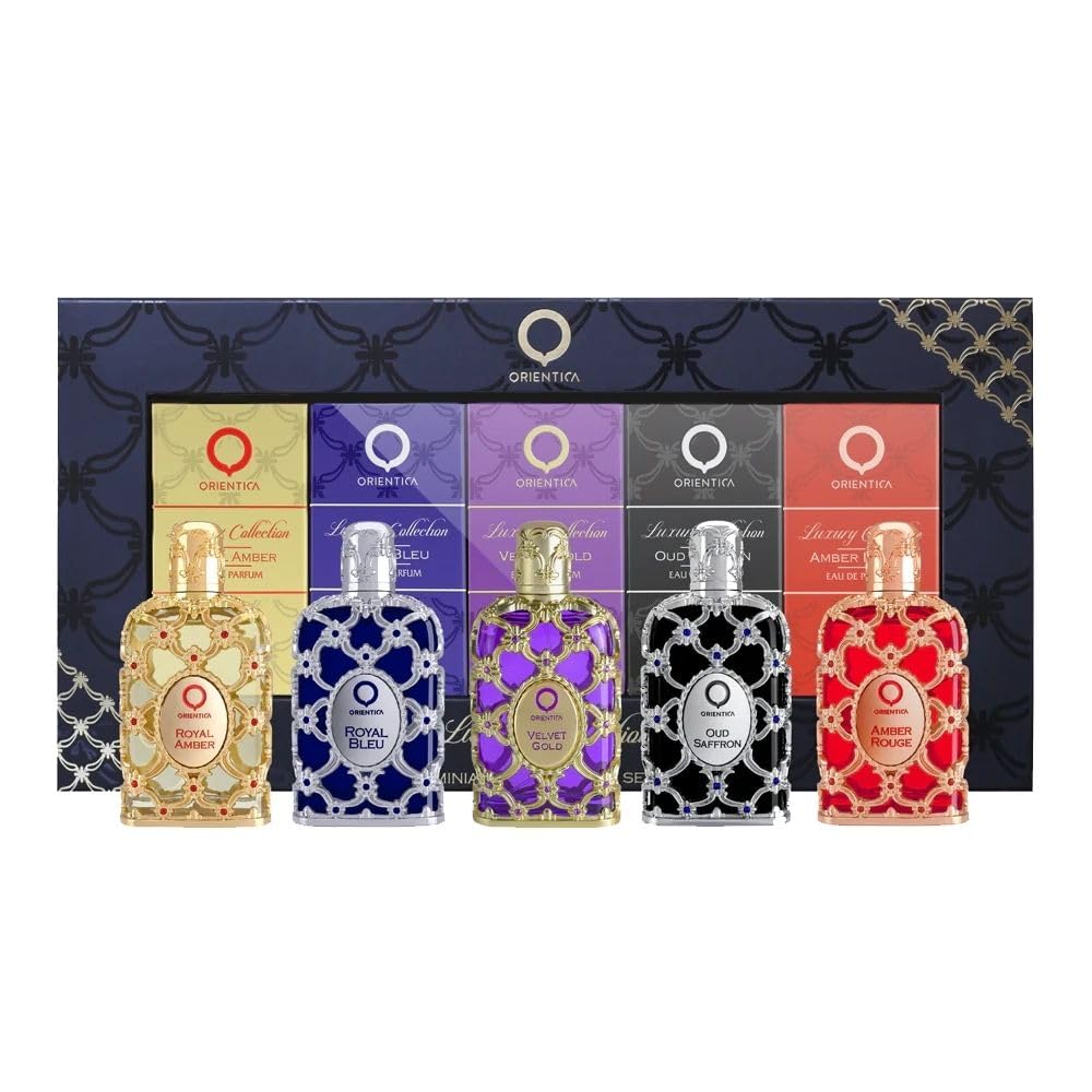 Orientica Luxury Collection Miniature Discovery Set Eau de Parfum 5 x 7.5ml by Orientica — Authentic Arabic Fragrance | Qamare
