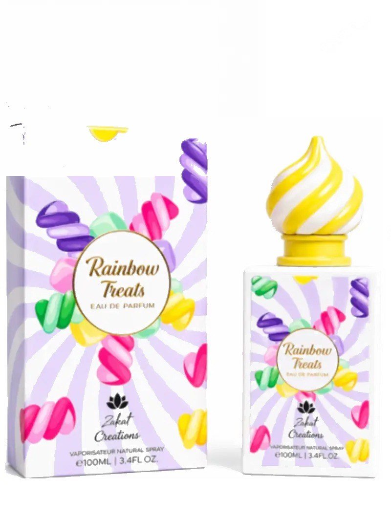 Zakat Rainbow Treats Eau de Parfum 100ml by Zakat — Authentic Arabic Fragrance | Qamare