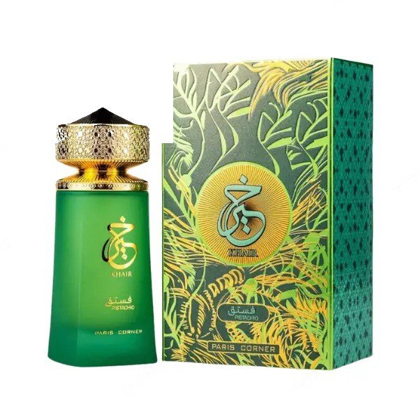 Paris Corner Khair Pistachio Eau de Parfum 100ml by Paris Corner — Authentic Arabic Fragrance | Qamare