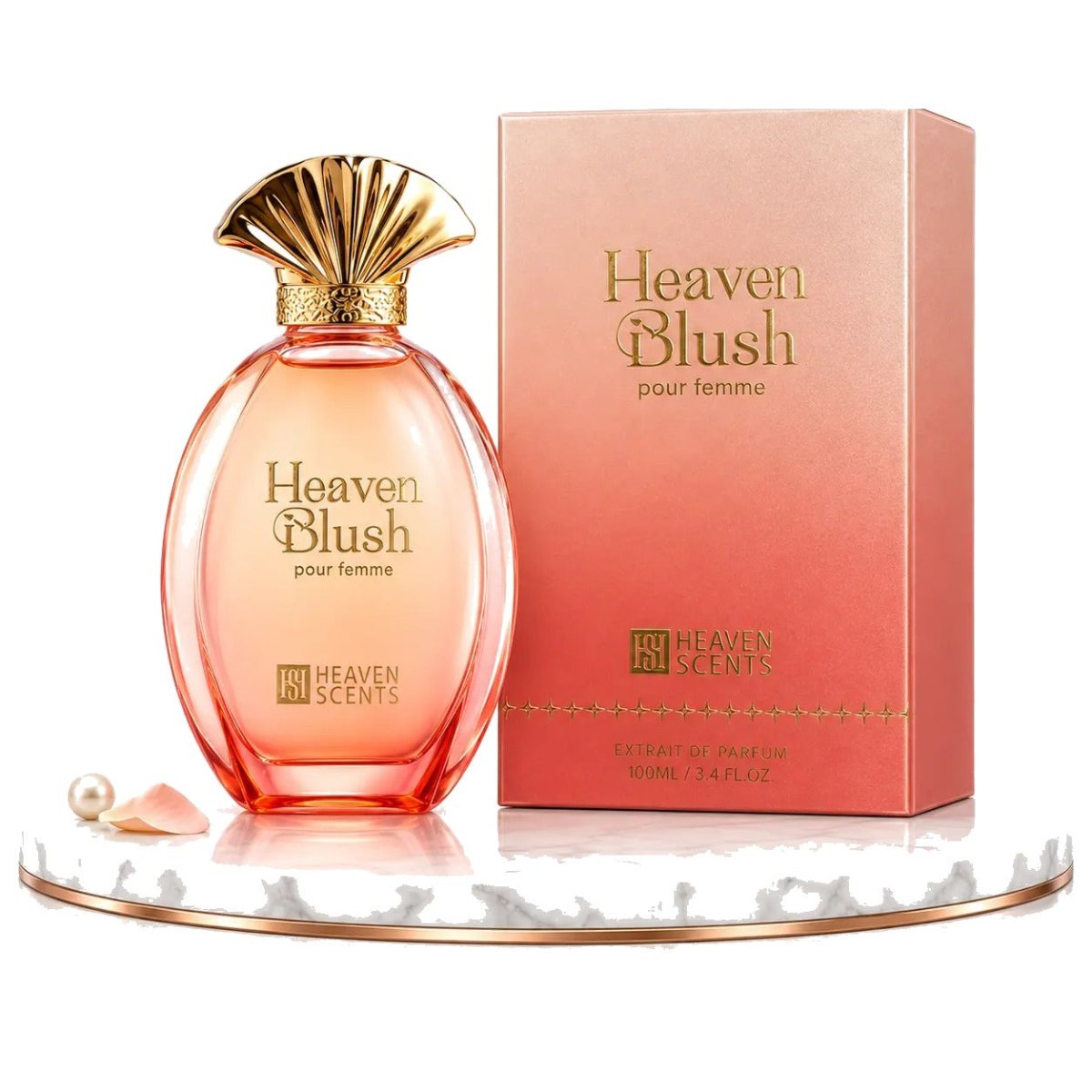 Heaven Scents Heaven Blush Pour Femme Extrait de Parfum 100ml by Heaven Scents — Authentic Arabic Fragrance | Qamare