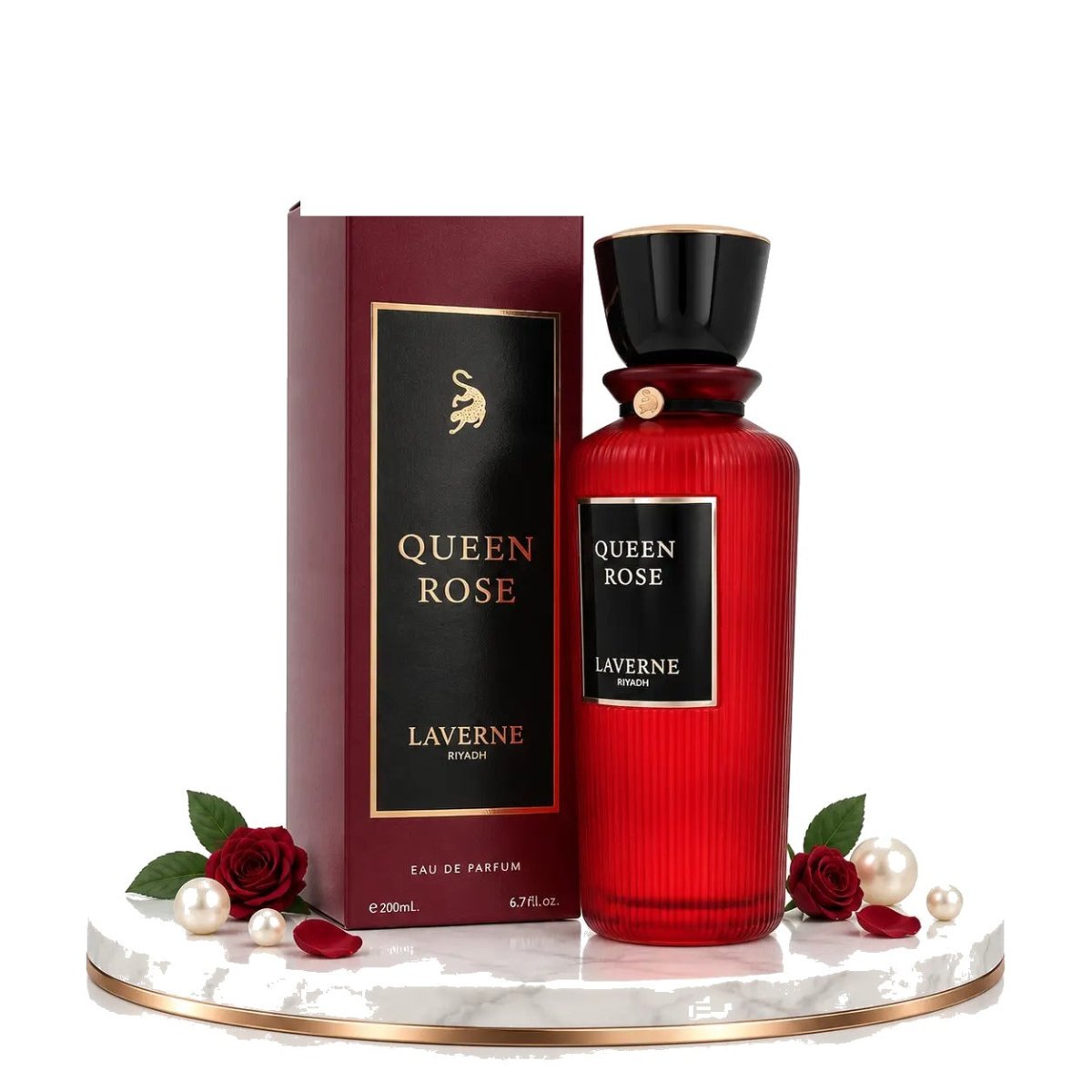 Laverne Queen Rose Eau de Parfum 200ml by Laverne — Authentic Arabic Fragrance | Qamare