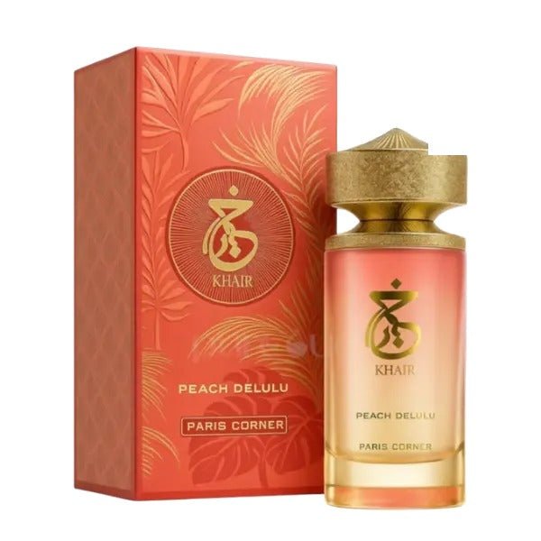 Paris Corner Khair Peach Delulu Eau de Parfum 100ml by Paris Corner — Authentic Arabic Fragrance | Qamare