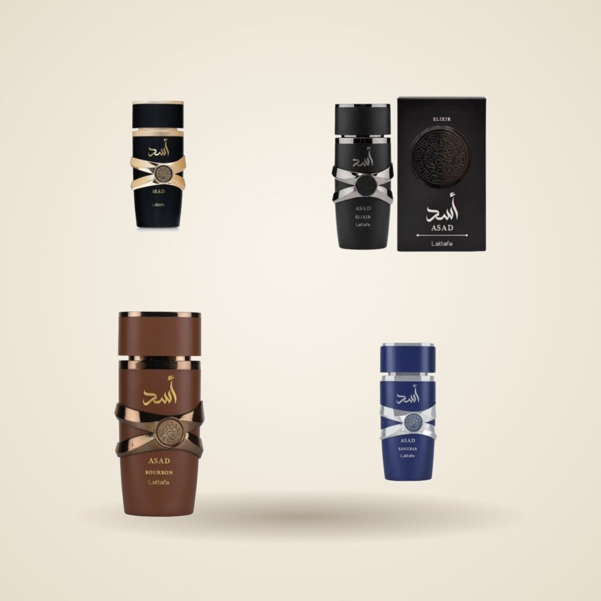 Lattafa Asad Collection x Eau de Parfum 25ml by Lattafa — Authentic Arabic Fragrance | Qamare