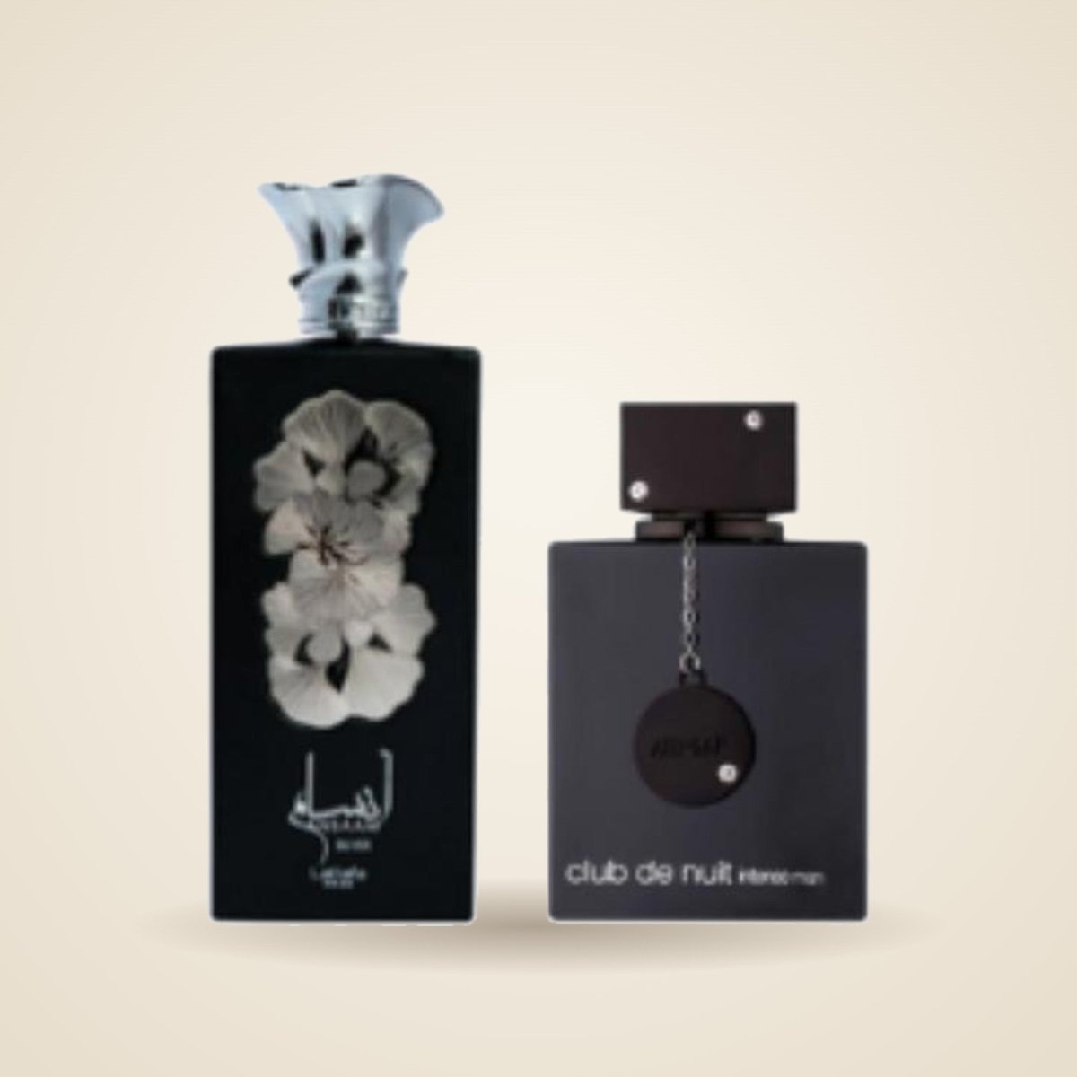 Lattafa Club De Nuit Intense Armaf + Ansaam Silver — 2-Piece Set by Lattafa — Authentic Arabic Fragrance | Qamare