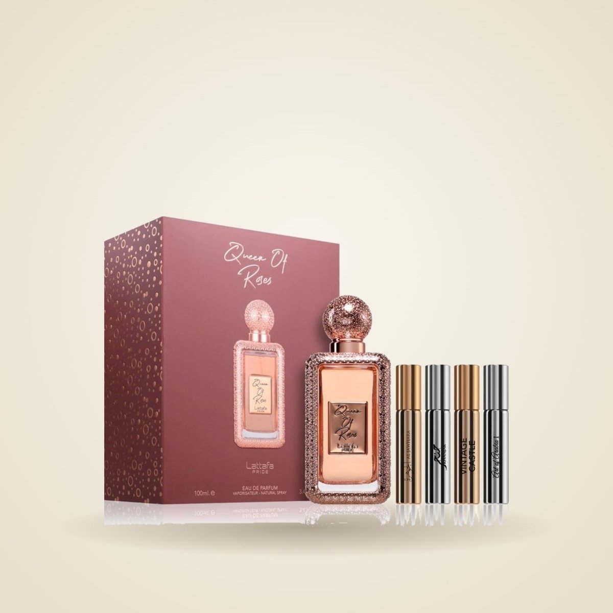 Lattafa Pride Queen Of Roses Eau de Parfum 100ml by Lattafa — Authentic Arabic Fragrance | Qamare