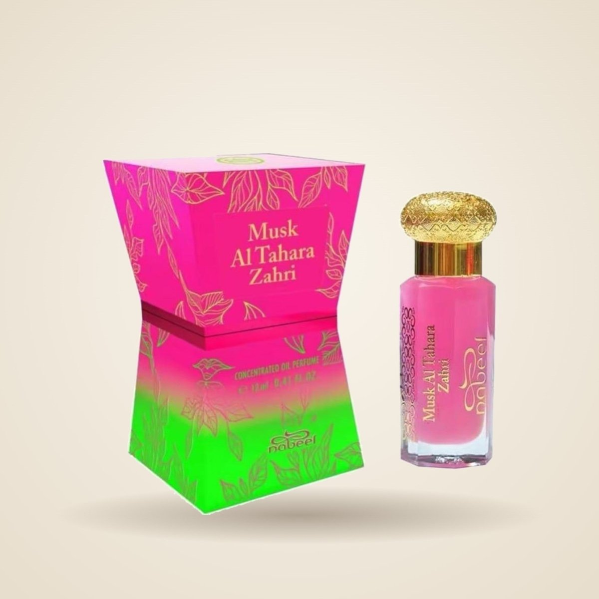 Nabeel Musk Al Tahara Zahri Clean Concentrated Oil In Pink Bottle by Nabeel — Authentic Arabic Fragrance | Qamare