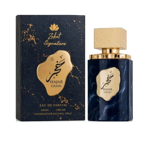 Zakat Signature Hajar Grain Eau de Parfum 85ml by Zakat — Authentic Arabic Fragrance | Qamare